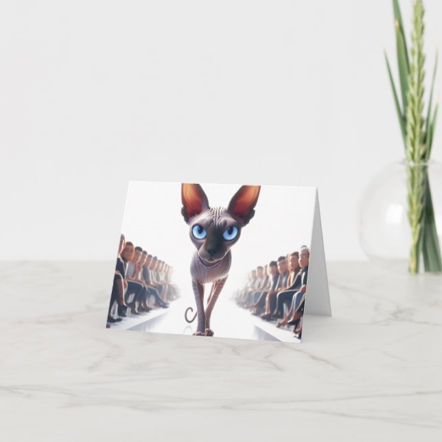 Sphynx valfritt hälsningskort för Tillfälle Kort (Framsida)