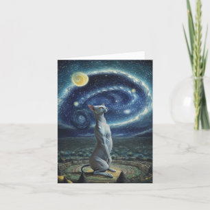 Sphynx valfritt hälsningskort för Tillfälle Tack Kort