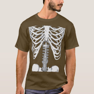 Spi för upphängning av Coilover Skeleton Tävling T Shirt