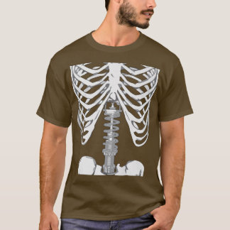 Spi för upphängning av Coilover Skeleton Tävling T Shirt
