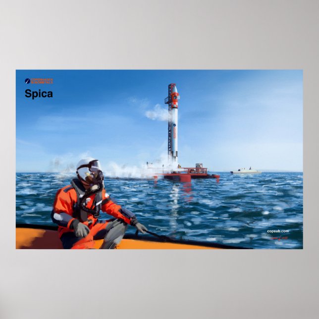 Spica astronaut poster (Framsidan)