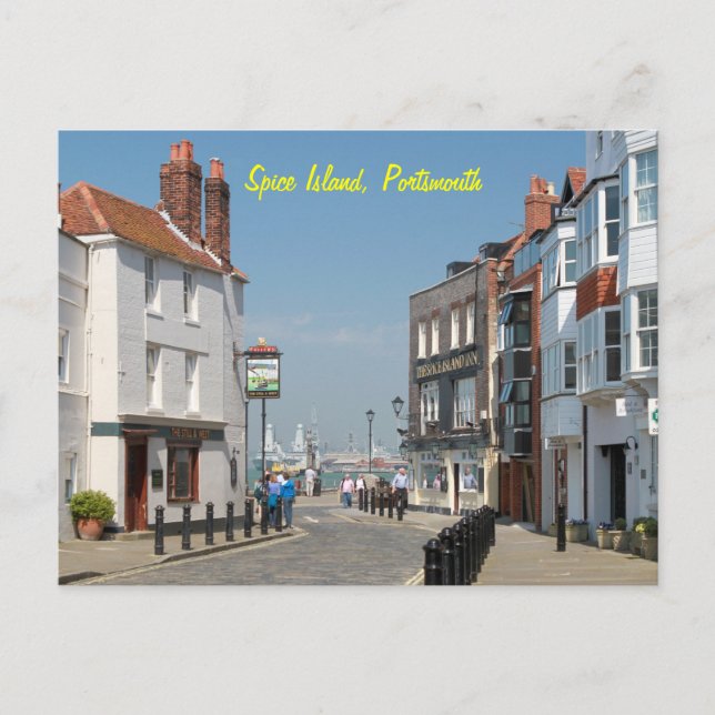 Spice Island - Portsmouth Vykort (Framsida)