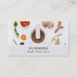 Spice Mix, Health Food Store Visitkort