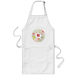 Spice - Personlig Monogram Brev Namn Apron Långt Förkläde