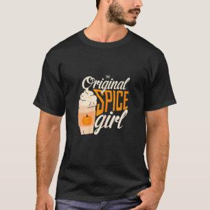Spice Pumpkin Girl Coffee Älskare Autumn Fall Vint T Shirt