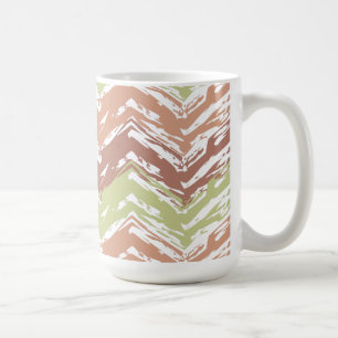 Spice Scribble Chevron ZigZag Kaffemugg
