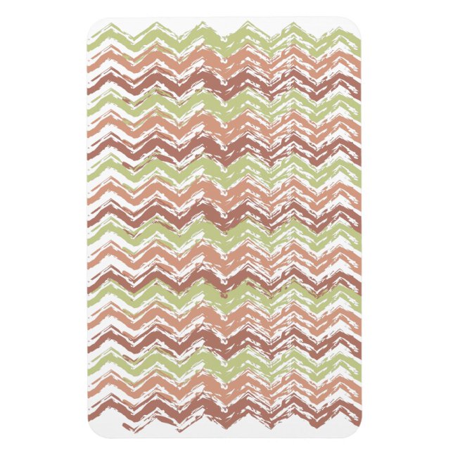 Spice Scribble Chevron ZigZag Magnet (Vertikal)