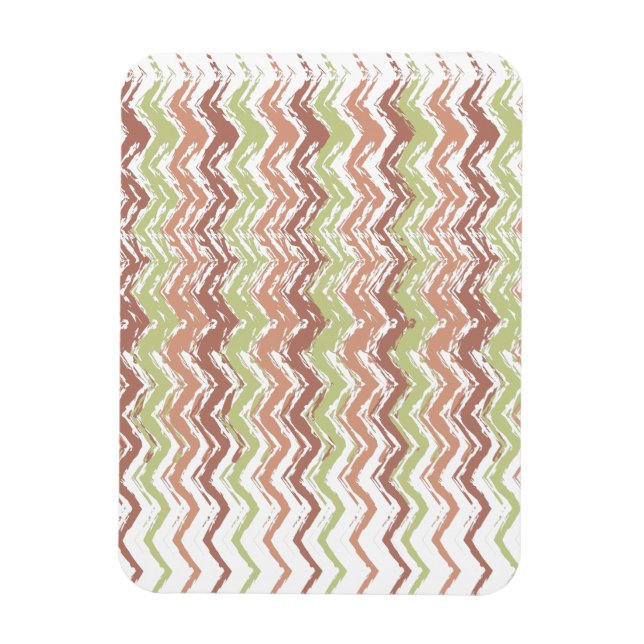 Spice Scribble Chevron ZigZag Magnet (Vertikal)