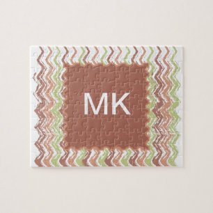Spice Scribble Chevron ZigZag Pussel