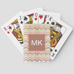 Spice Scribble Chevron ZigZag Spel Kort