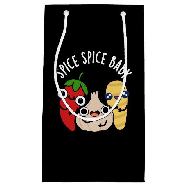 Spice Spice Baby söt Food Pun Mörk BG (Framsidan)
