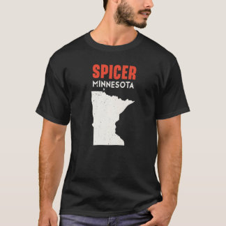 Spicer Minnesota USA State America Travel Minnesot T Shirt