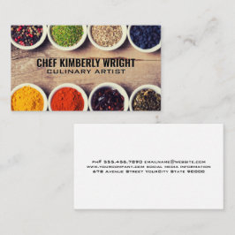 Spices in Ramekins Visitkort