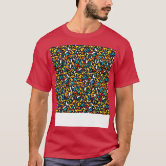 Spices Seamless Mönster Seasoning Örter Burk Indie T Shirt