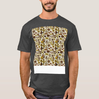 Spices Seamless Mönster Seasoning Örter Burk Indie T Shirt