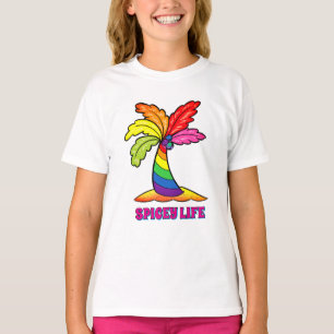 SPICeY LIFE Rainbow Handflatan T Shirt