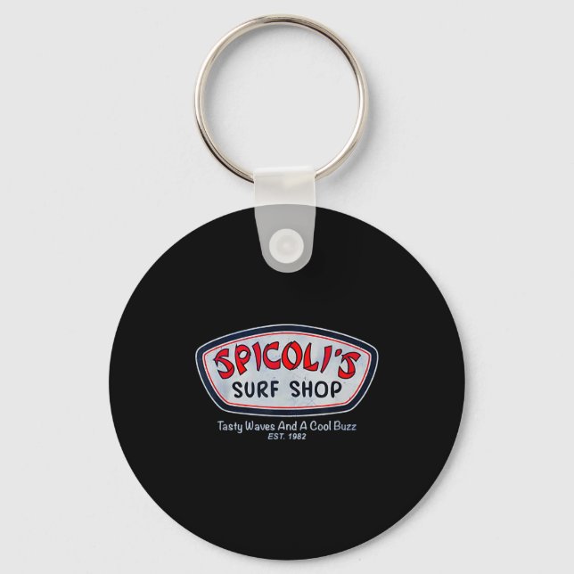 Spicoli sommar surf retro  nyckelring (Framsida)