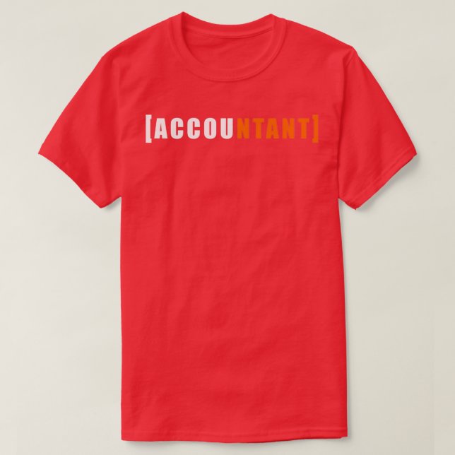Spicy Accounant Hub som T Shirt (Design framsida)