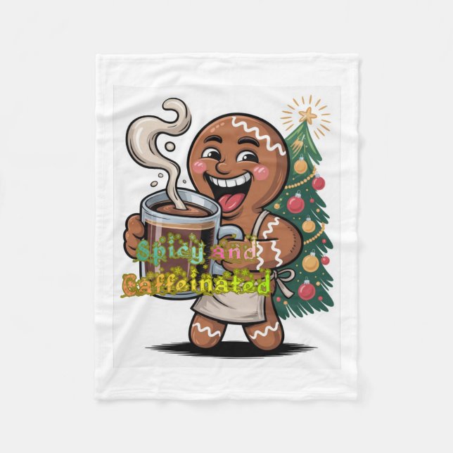 Spicy and Caffeinated Fleecefilt (Framsidan)