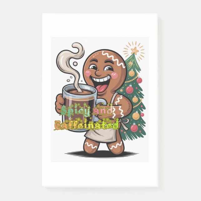 Spicy and Caffeinated Post-it Block (Framsida)