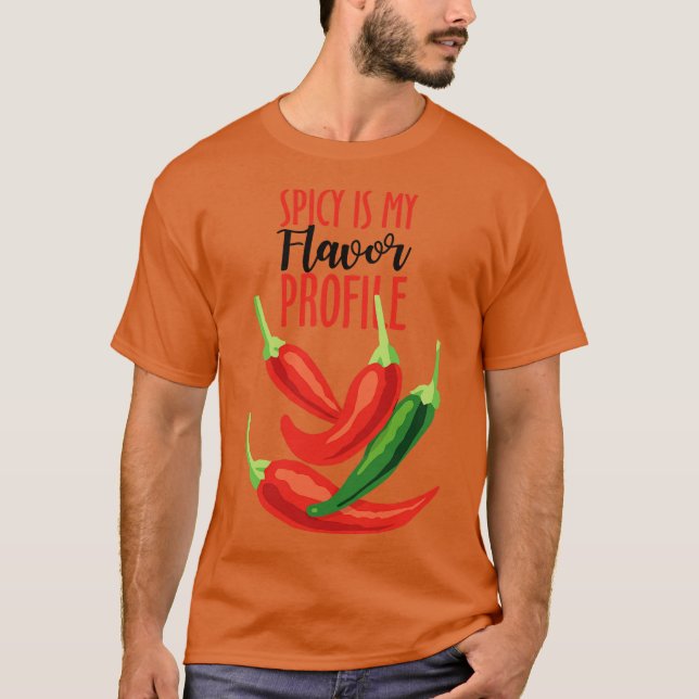Spicy är min smakprofil t shirt (Framsida)