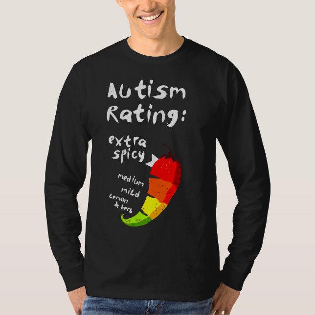 Spicy Autism T Shirt (Framsida)