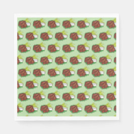 Spicy BBQ Buffalo Chicken Vingar Tailgate Party Pappersservett