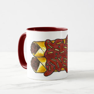 Spicy Black Bean Cheese Enchiladas Mexican Food Mugg