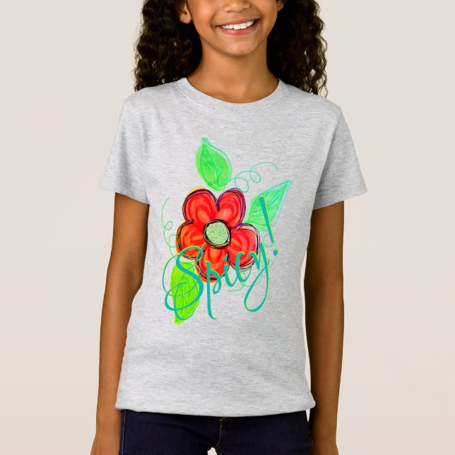 Spicy Bloom T Shirt (Framsida)