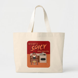 Spicy Bok Cook Romantik Author Retro Makfe Jumbo Tygkasse