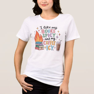 Spicy Bokar och iserad kaffe T Shirt