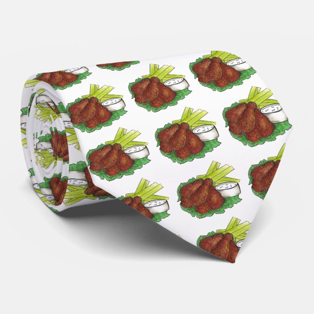 Spicy Buffalo Chicken Hett Vingar Bleu Cheese Cele Slips (Rullad)