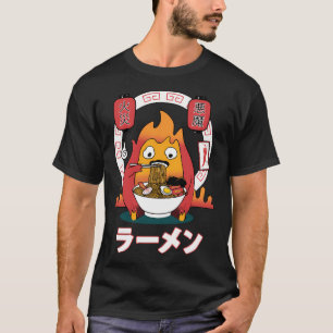 Spicy Calcifer Studio Ghibli T Shirt