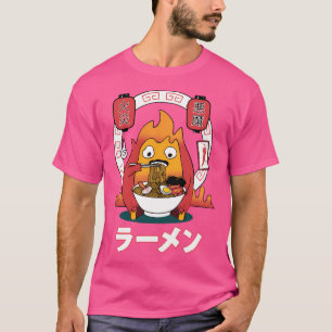 Spicy Calcifer Studio Ghibli T Shirt