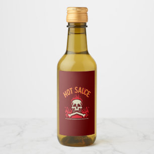 Spicy Chili Hett Sauce Vinetikett