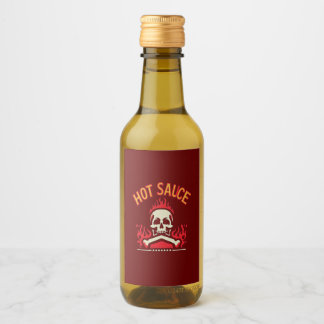 Spicy Chili Hett Sauce Vinetikett
