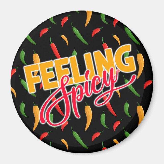 Spicy Chili Peppers Magnet (Framsidan)