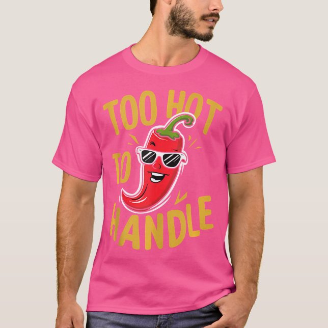 Spicy Food Älskare Chili Peppers Chef Spice Scovil T Shirt (Framsida)