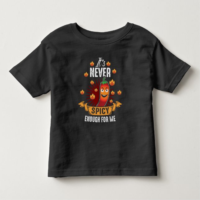 Spicy Hett och Spicy Chili Red Pepper T Shirt (Framsida)
