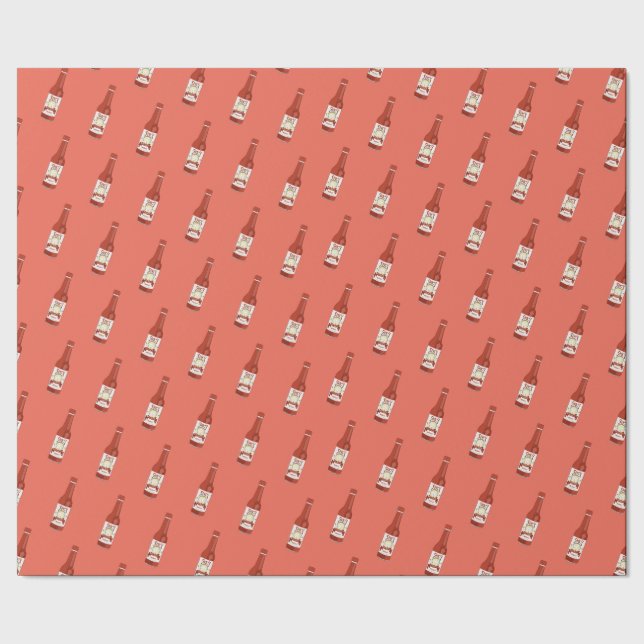 Spicy! Hot Sauce Salsa Red Presentpapper (Seam)