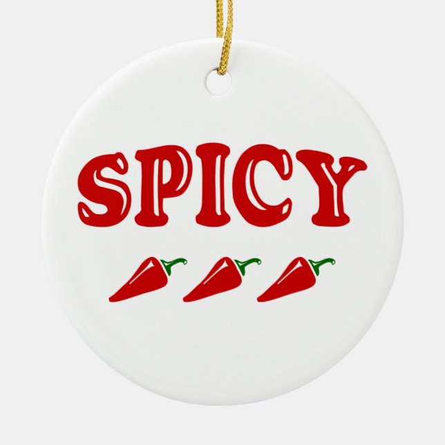 SPICY JULGRANSPRYDNAD KERAMIK (Framsidan)