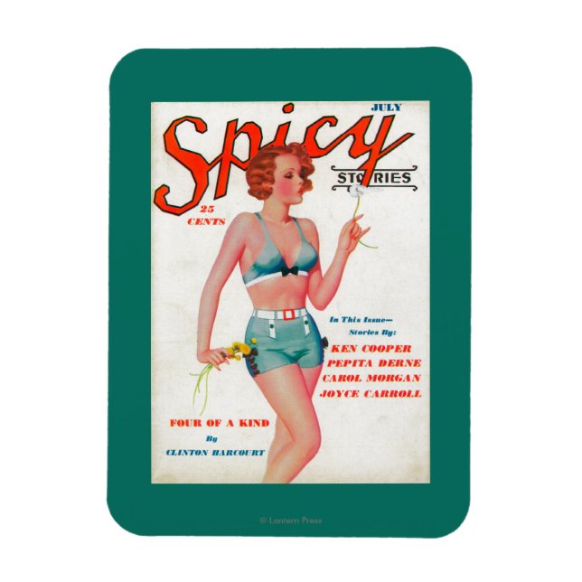 Spicy Magazine Cover Magnet (Vertikal)