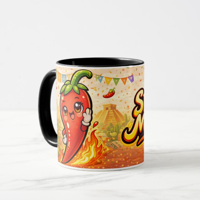 Spicy Mama - Hot Stuff - Foodie Fiends Mugg (Framsida vänster)