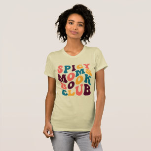 Spicy Mammor Bok Klubb Groovy Retro Summer Vibes T Shirt