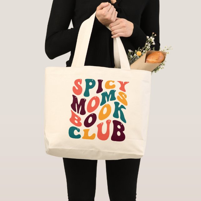 Spicy Mammor Klubb Souvenir Retro Stil Groovy Jumbo Tygkasse (Framsida (produkt))