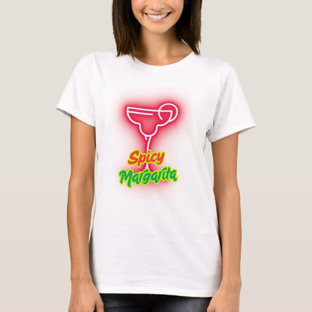 Spicy Margarita T Shirt (Framsida)