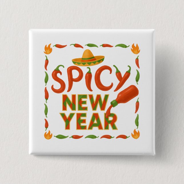 Spicy New Year Knapp (Framsida)