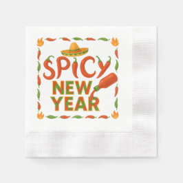 Spicy New Year Pappersservett