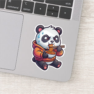 Spicy Noodle Panda Klistermärken
