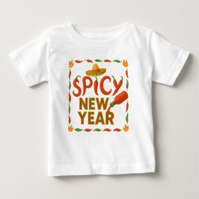Spicy Nyår T Shirt (Framsida)